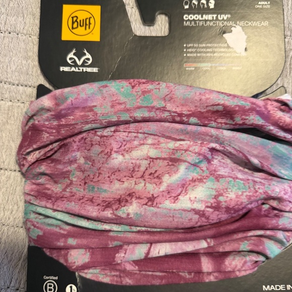Buff Coolnet UV and Real Tree Neckwear in Aspect Ocean Spray - Picture 2 of 5